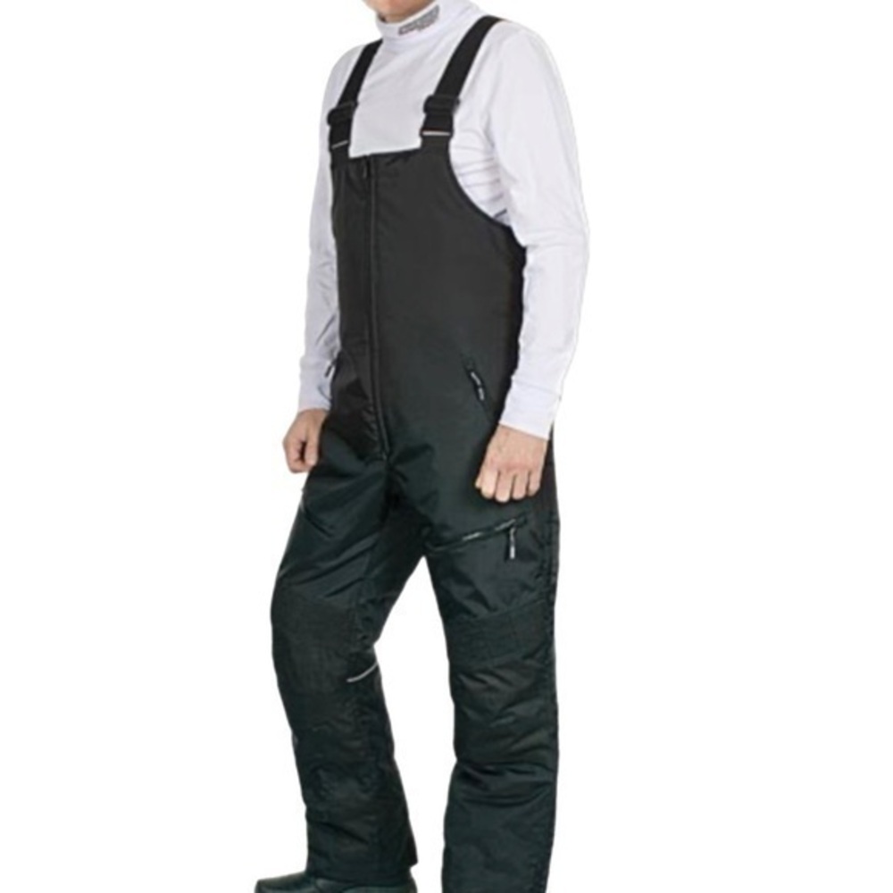 Choko | Deluxe Bib Black Insulated Men's Snow Pants Waterproof Winter overalls